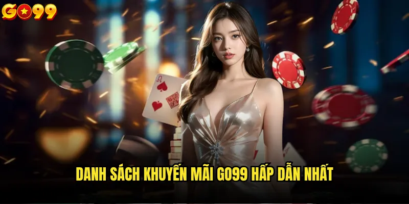 Khuyến mãi go99 nào đang hot nhất hiện tại? 1 Danh sách khuyến mãi go99 hấp dẫn nhất